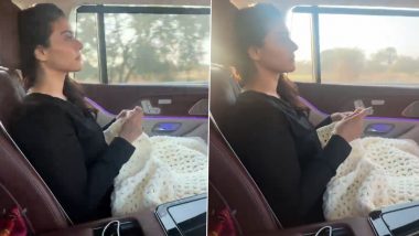Kajol Gives Solution to Beat Traffic by Catching Up on Crochet Work and Backseat Driving (Watch Video)